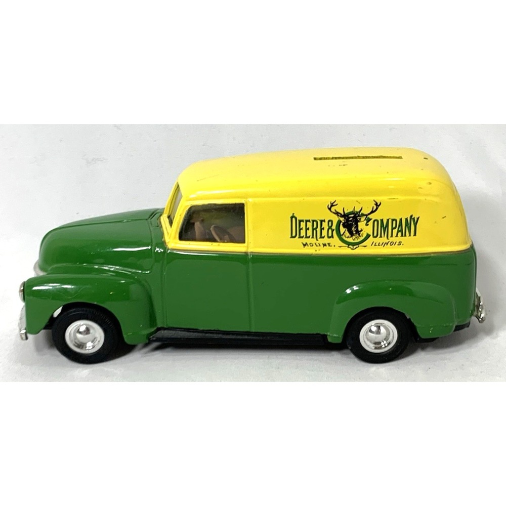 Ertl John Deere Panel Delivery‎ Truck Bank Diecast Metal Chevrolet Vintage 1:25
